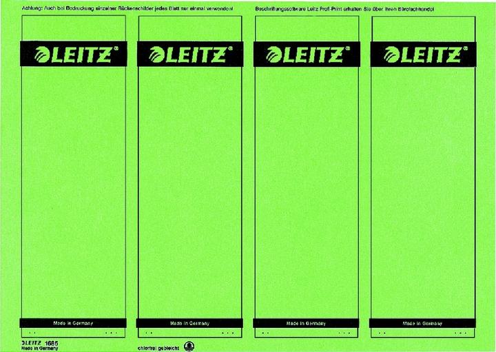 Valeurs nutritives et ingrédients Leitz Étiquettes de dos imprimables sur PC pour classeurs de qualité 180