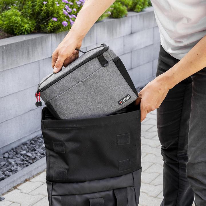 Produktbild Caruba Insert Toploader L Donker Grijs (Kamera Innentasche)