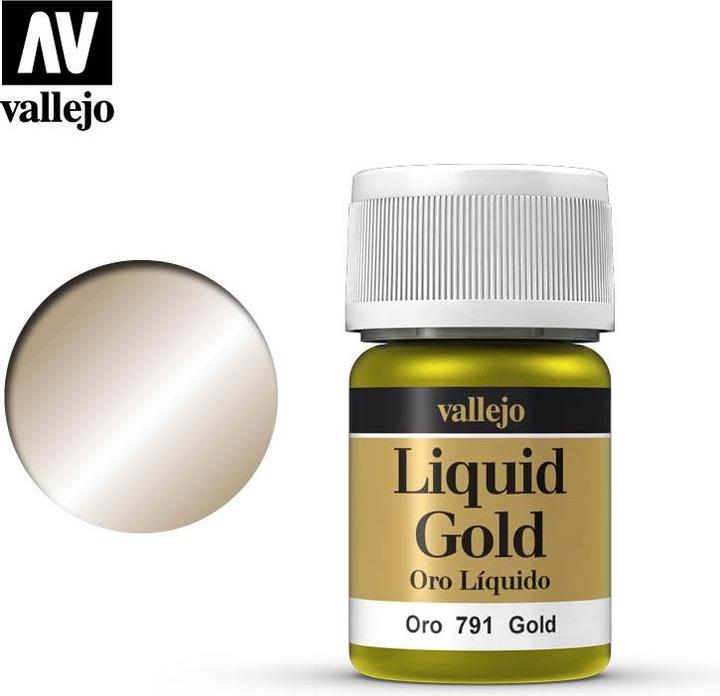 Actual product image Vallejo Liquid Gold - Gold (70,791)