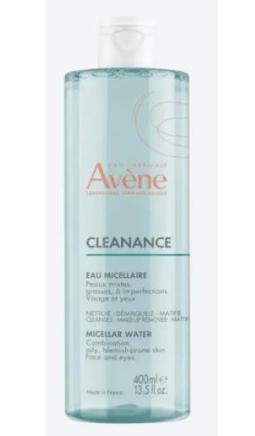 Actual product image Avène Cleanance Micellar Water (Micelle water, 400 ml)