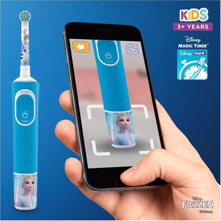 Produktbild Oral-B D100k Frozen 2 Gift Pack (Oszillierende Zahnbürste)