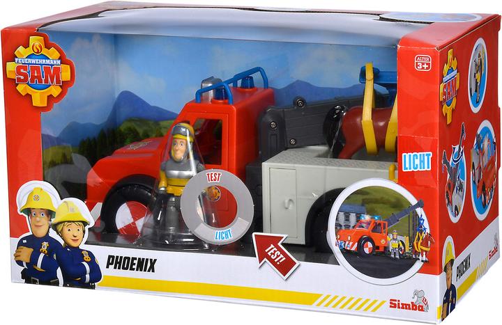 Actual product image Simba Fireman Sam Phoenix Tow Truck with Horse