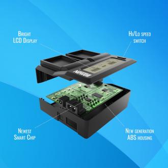 Produktbild Newell DC-LCD-Zweikanal-Ladegerät für BP-A30/A60/A90-Akkus für Canon (Kamera Akku Ladegerät)