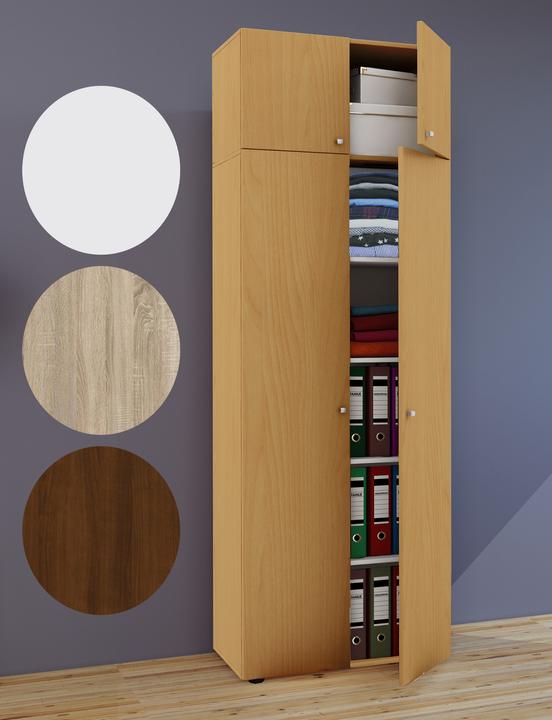 Actual product image VCM Wooden multi-purpose cabinet series Vandol with hinged doors (70 x 40 cm)