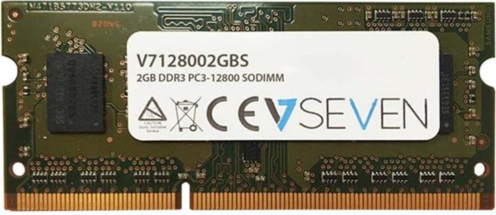 Immagine prodotto V7 2GB DDR3 1600MHZ CL11 (1 x 2GB, 1600 MHz, DDR3-RAM, SO-DIMM)
