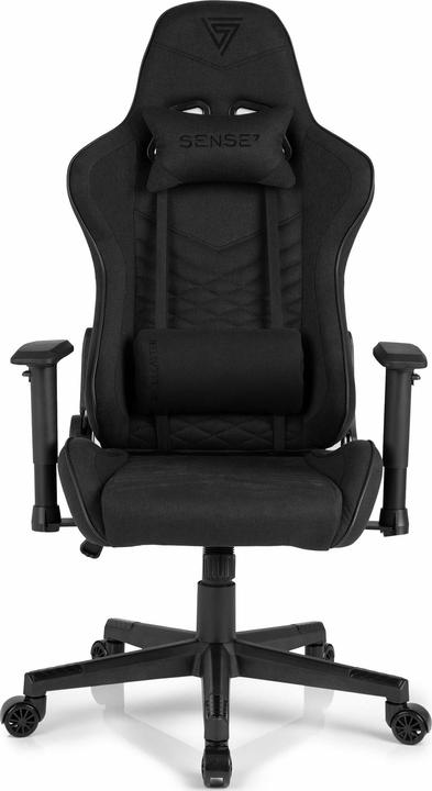 Productafbeelding Sense Gaming Stoel Sense7 Spellcaster stof Gaming Stoel, Zwart