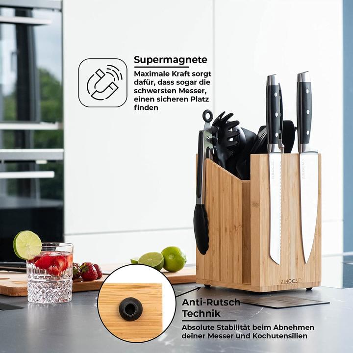 Produktbild Pinocs Messerblock, magnetisch, mit Behälter