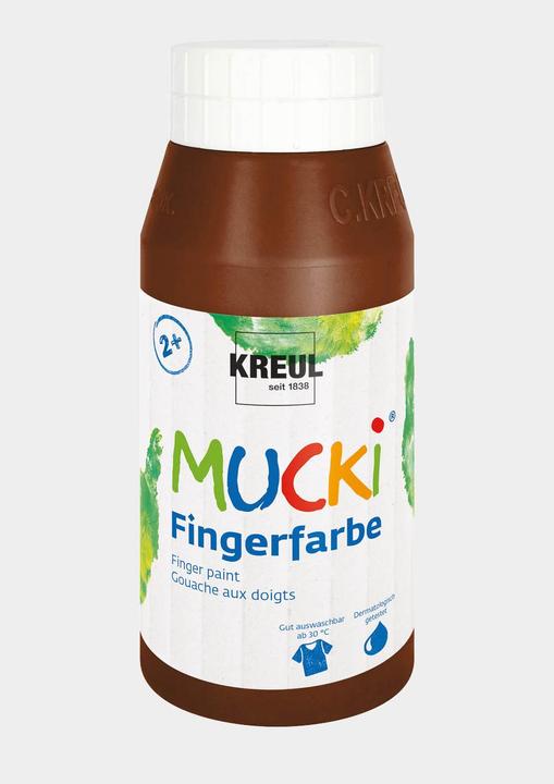 Produktbild Mucki Fingerfarbe (Braun, 750 ml)