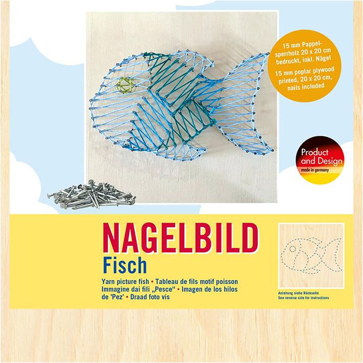 Image du produit Donau Tableau à clous "Poisson