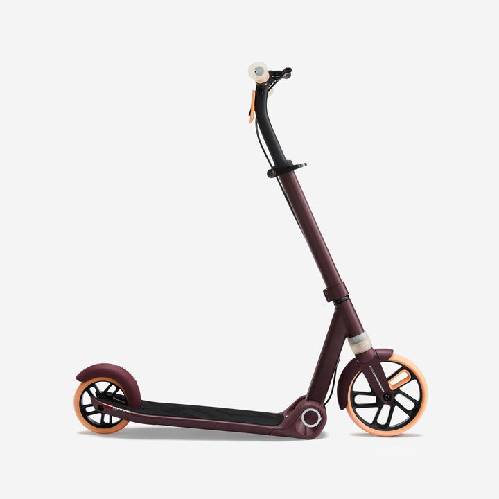 Oxelo Scooter Tretroller Kinder - M900 bordeaux/orange