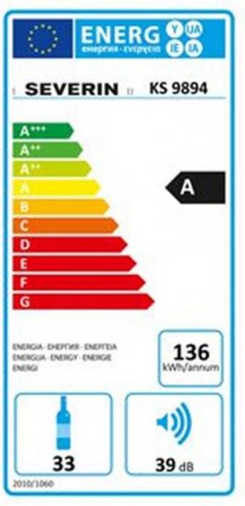 Energie-Label Severin Ks 9894