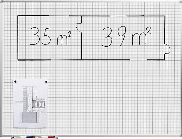 Actual product image eurokraft basic Grid board (1200 x 900 mm)