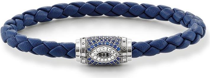 Immagine prodotto Thomas Sabo Bracciale (14 cm, Cuoio, Argento)