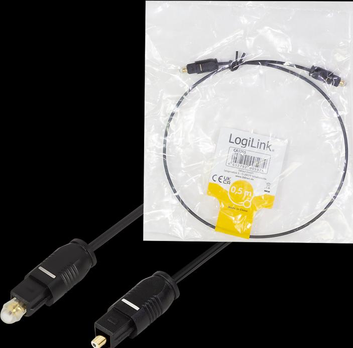 Actual product image LogiLink CA Toslink (0.50 m, Optical)