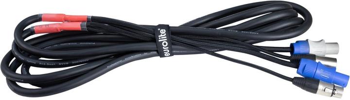 Image du produit Eurolite Câble combiné DMX P-Con/5 broches XLR 1,5m (1.50 m)