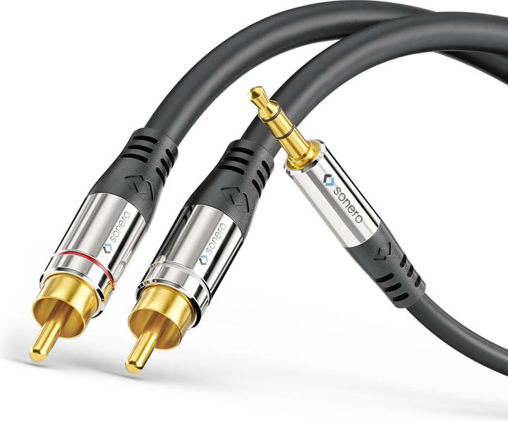 Immagine prodotto Sonero 3,5 mm Klinke – Cinch (10 m, Connettore da 3,5 mm (AUX), Cinch)