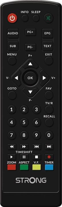 Actual product image Strong DVB-T2 HD, free-to-air reciever, with PVR function (64 GB, DVB-T2, DVB-T, CI+ slot)