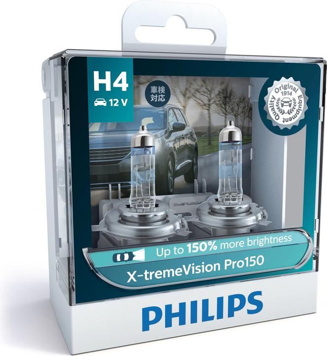 Image du produit Philips Lampe de phare halogène H4 X treme Pro150 (H4)
