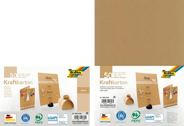 Image du produit Folia Carton kraft (230 g/m², 1 x)