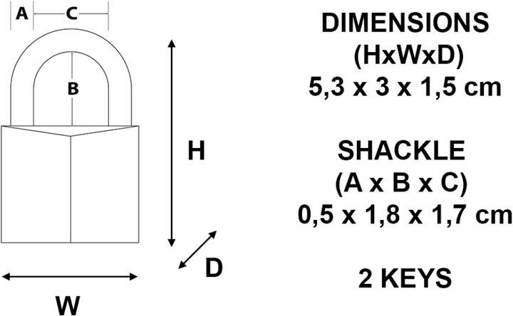 Actual product image Master Lock Skull