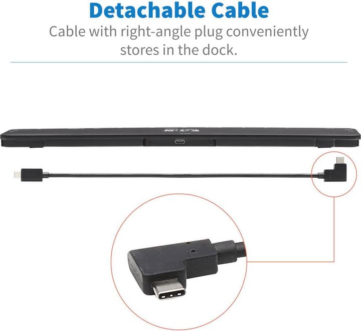Produktbild Eaton USB-C Dock Triple Display 4K HDMI & DP VGA USB 3.2 Gen 1 USB-A/C Hub GbE 100W PD Cha (USB-C, 3 Ports)