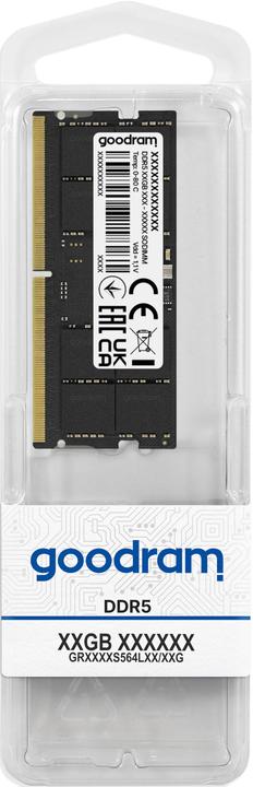 Actual product image Goodram SODIMM GR5600S564L46/32G (1 x 32GB, 5600 MHz, DDR5 RAM, SO-DIMM)