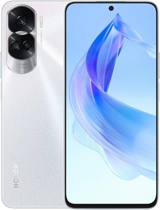 Actual product image Honor 90 Lite (256 GB, Titanium Silver, 6.70", Dual SIM, 5G)