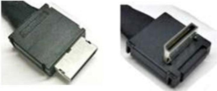 Image du produit Intel AXXCBL600CVCR Kit de câbles Oculink 600mm Connecteur vertical à angle droit