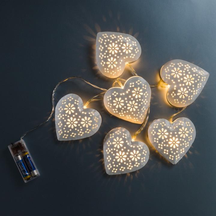 Produktbild Angela Bruderer LED-Lichterkette «Herz» (1.44 m)