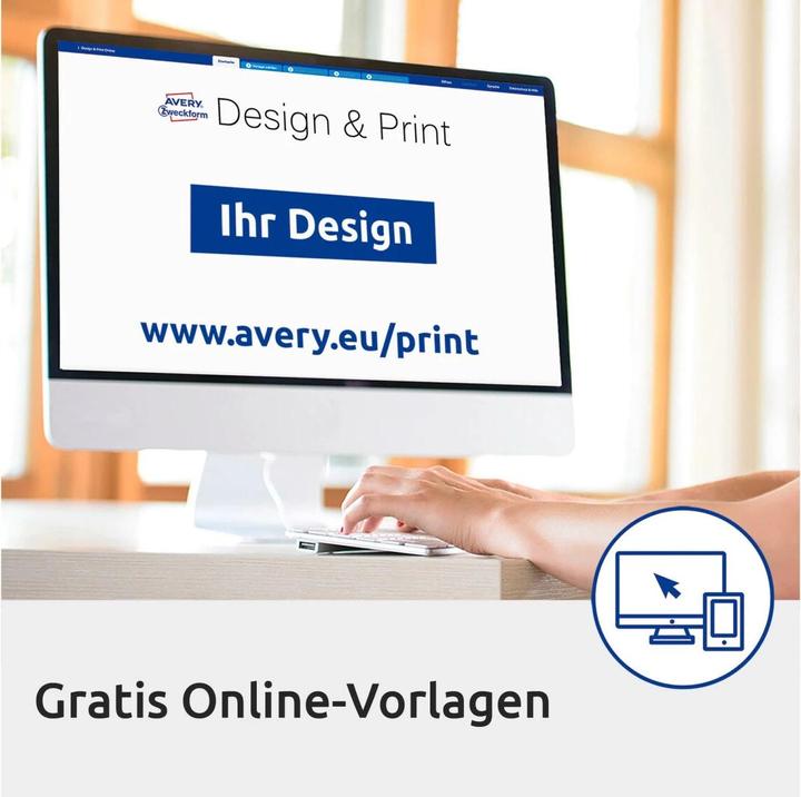 Produktbild Avery Fotoetiketten A4