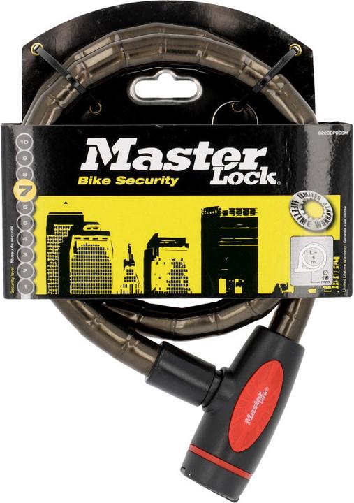 Actual product image Master Lock 8228 PanzR cable lock 18 mm x 1,000 mm (100 cm)
