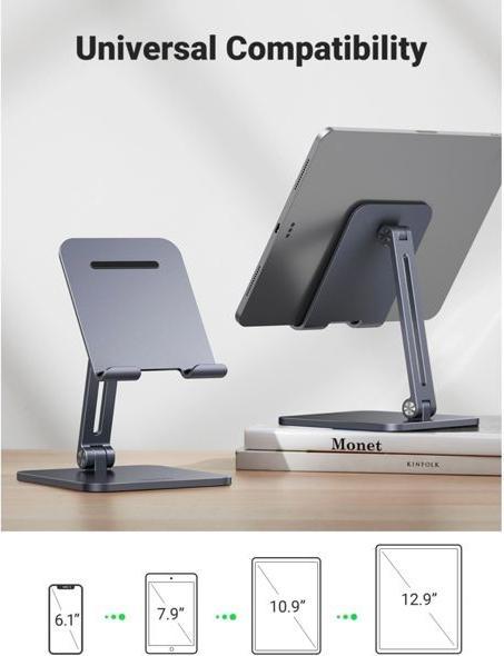 Immagine prodotto Ugreen LP134 Supporto per tablet pieghevole in metallo (grigio)