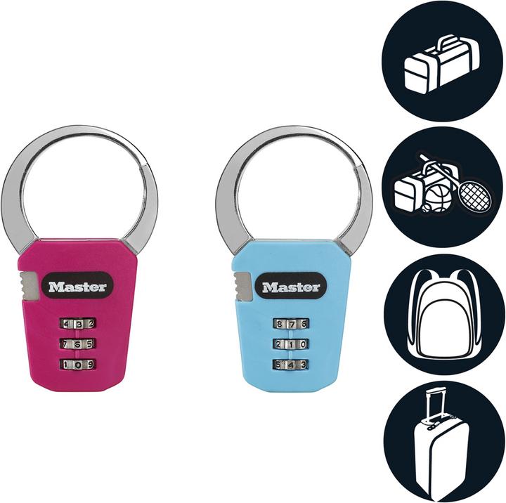 Actual product image Master Lock Backpack lock