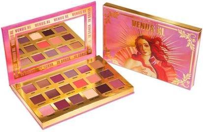 Actual product image Lime Crime Venus XL Eye & Face Palette 18 Highly Pigmented Matte and Metallic Eyeshadows Mirrored Bo