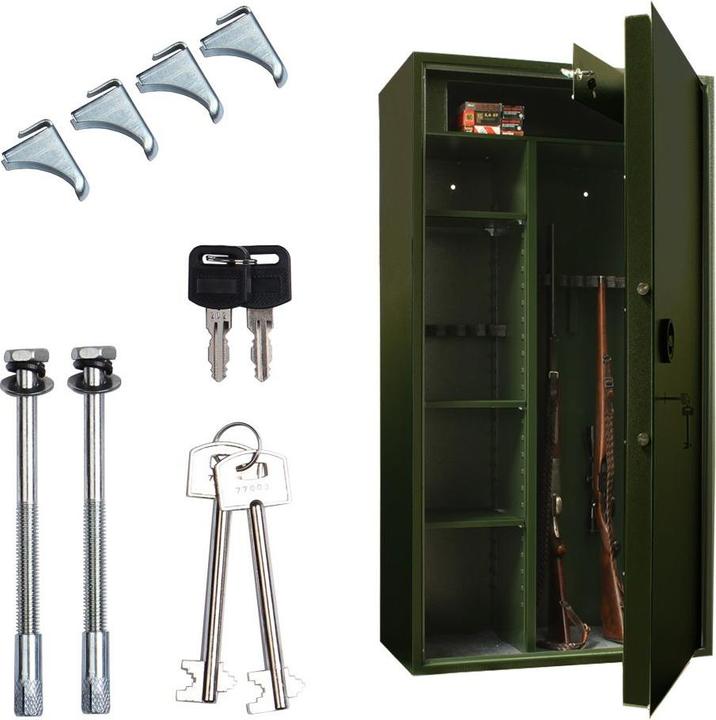 Image du produit Rottner Armoire à munitions Armoire à fusils Montana 10 Serrure à double panneton (370 l)