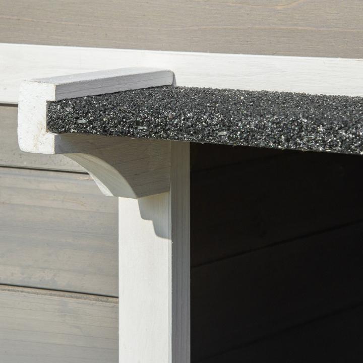 Produktbild PawHut Katzenhaus mit Terrasse und Balkon (Katze)