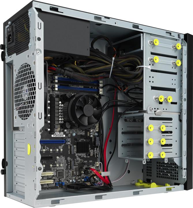 Produktbild ASUS TS100-E11-PI4 Intel C256 LGA 1200 (Socket H5) Tower Schwarz (LGA 1200, Intel C256)