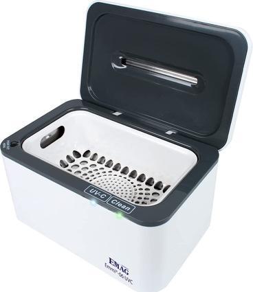 Produktbild Emag Emmi-06 UVC Ultraschallreiniger Universal 0.65l mit Reinigungskorb (42 kHz, 650 ml)
