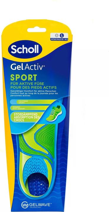Scholl GelActiv Trainer insole L GelWave 1 pair