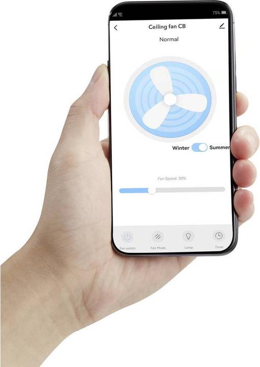 Image du produit Sygonix Ventilateur de plafond intelligent 36W