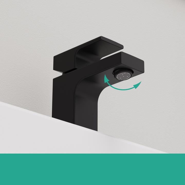 Actual product image hansgrohe VERNIS Shape 70 washbasin mixer, with 1 1/4" waste, matt black
