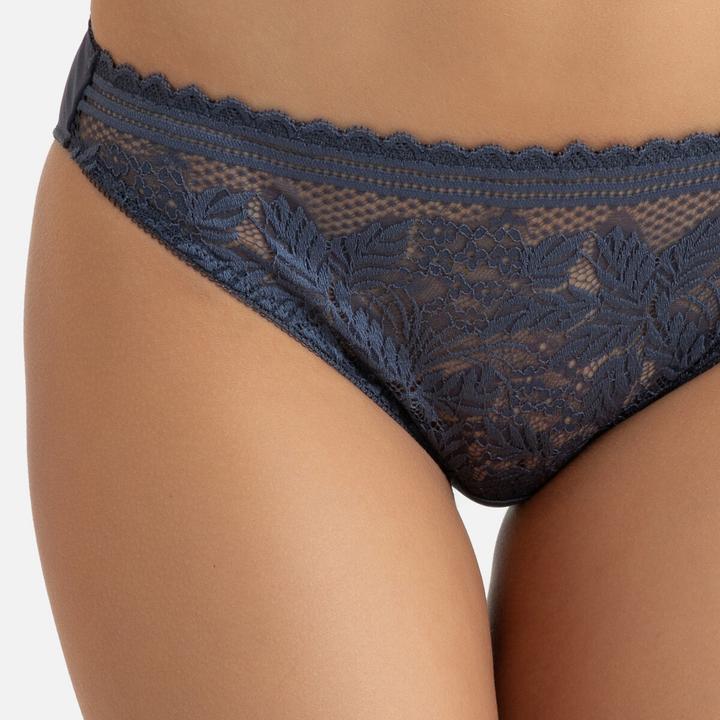 Produktbild La Redoute Collections Mikrofaserslip mit Spitzendetails (46, Einzelpack)