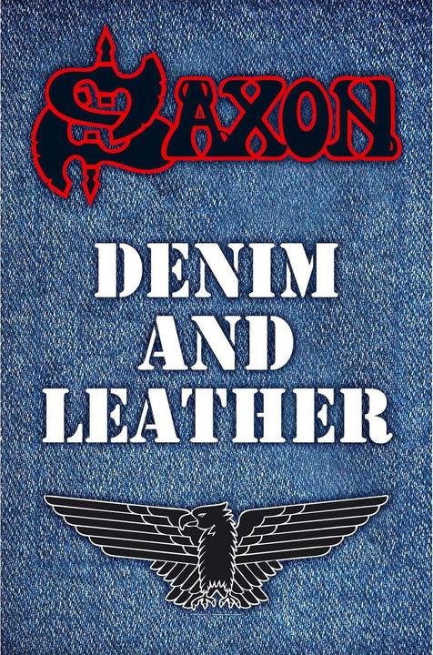 Produktbild Saxon Poster Denim And Leather Stoff (106 x 70 cm)