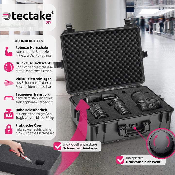 Produktbild tectake Fotokoffer (Fotokoffer, 35 l)