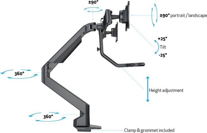 Produktbild Multibrackets M Deskmount (Tisch, 28")