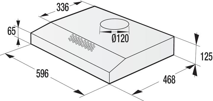 Actual product image Gorenje WHU 629 ES/S (Substructure hood)