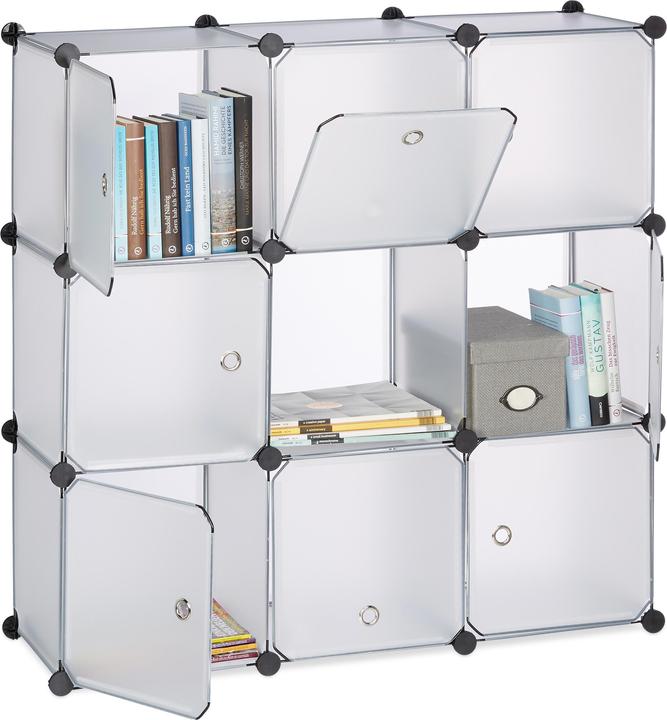 Image du produit Relaxdays Étagère rangement avec portes