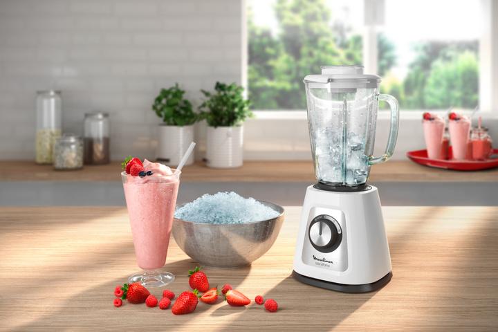 Image du produit Moulinex Blendforce Glass LM430110 - Blender - Wit (800 W)