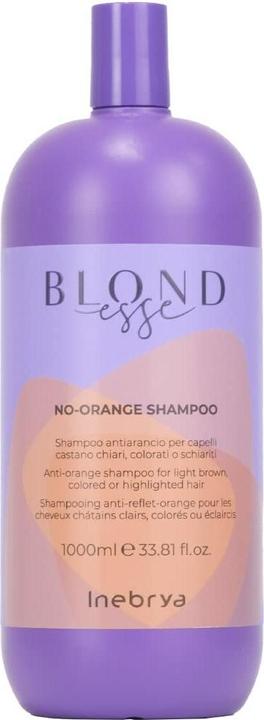Produktbild Inebrya Blondesse No-Orange Shampoo für helles und blondiertes Haar 1000ml (W) (1000 ml, Flüssiges Shampoo)