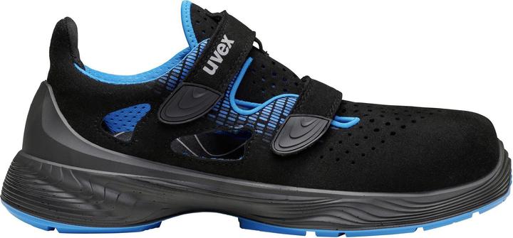 Produktbild Uvex Safety 1 G2 Sandalen S1 blau, schwarz Weite 11 Grösse 38 (S1, 38)
